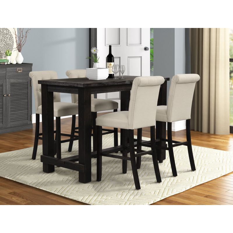 Red Barrel Studio® Apputhurai 4 Person Bar Height Dining Set Wayfair